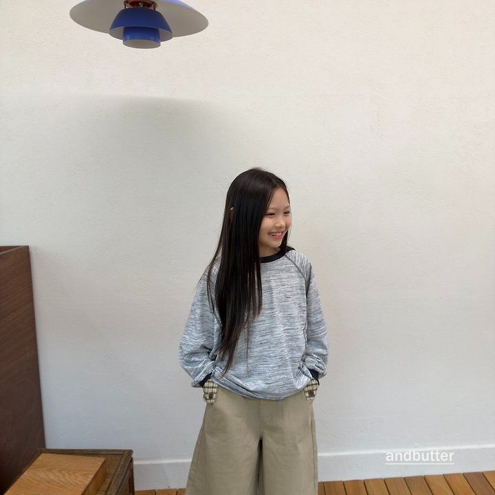 【予約】Slub Line T-Shirt / andbutter(S-JM)