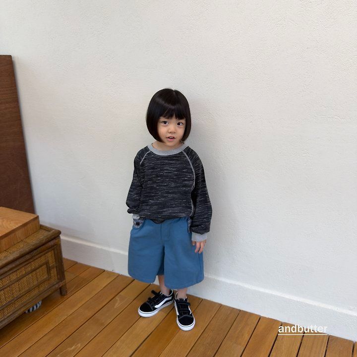 【予約】Slub Line T-Shirt / andbutter(S-JM)