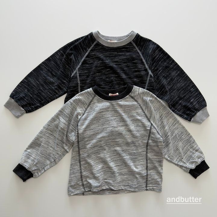 【予約】Slub Line T-Shirt / andbutter(S-JM)