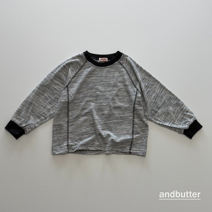 【予約】Slub Line T-Shirt / andbutter(S-JM)