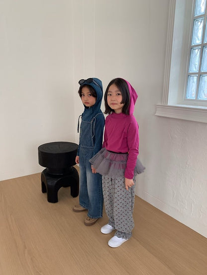 【予約】maribu flower pants / cantucci studio(XS-JS)