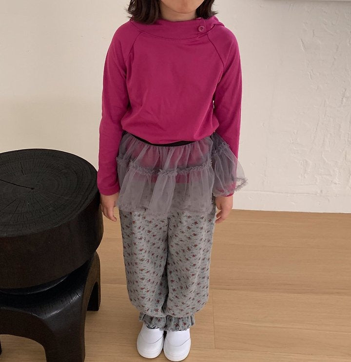 【予約】maribu flower pants / cantucci studio(XS-JS)