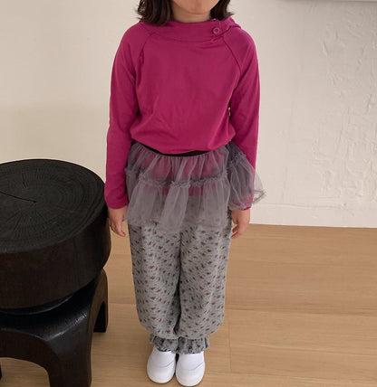 【予約】maribu flower pants / cantucci studio(XS-JS)