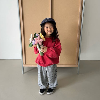 【予約】maribu flower pants / cantucci studio(XS-JS)