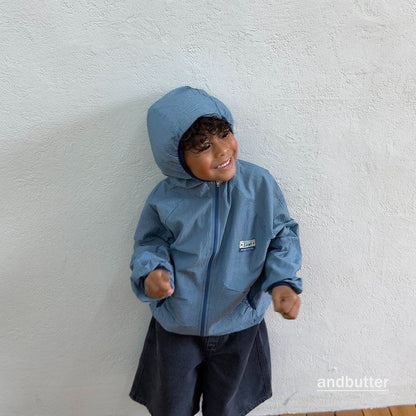 【予約】Stripe Windbreaker / andbutter(S-JM)