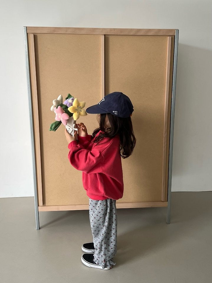 【予約】maribu flower pants / cantucci studio(XS-JS)