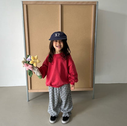 【予約】maribu flower pants / cantucci studio(XS-JS)