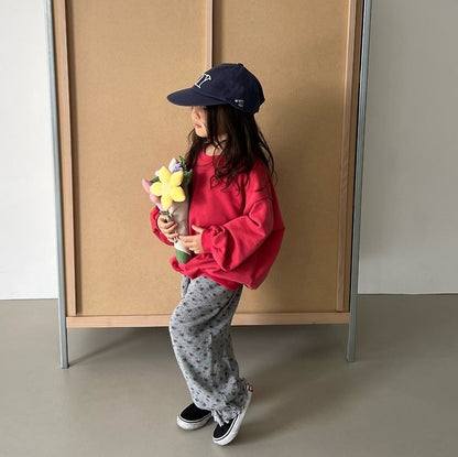 【予約】maribu flower pants / cantucci studio(XS-JS)