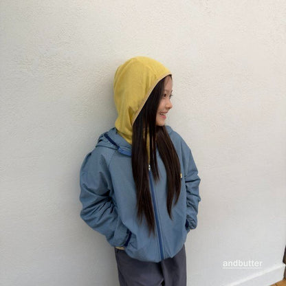 【予約】Stripe Windbreaker / andbutter(S-JM)