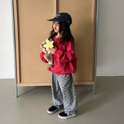 【予約】maribu flower pants / cantucci studio(XS-JS)
