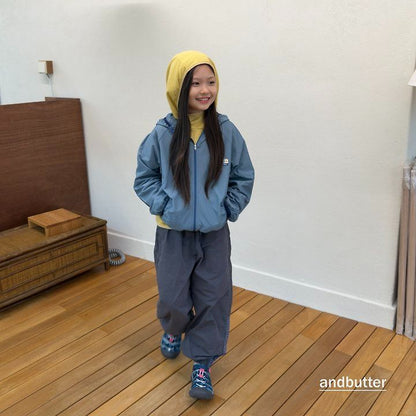 【予約】Stripe Windbreaker / andbutter(S-JM)