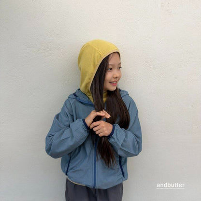 【予約】Stripe Windbreaker / andbutter(S-JM)