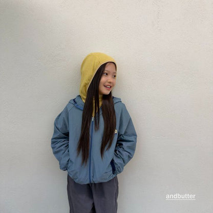 【予約】Stripe Windbreaker / andbutter(S-JM)