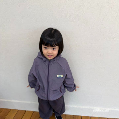 【予約】Stripe Windbreaker / andbutter(S-JM)