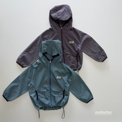 【予約】Stripe Windbreaker / andbutter(S-JM)