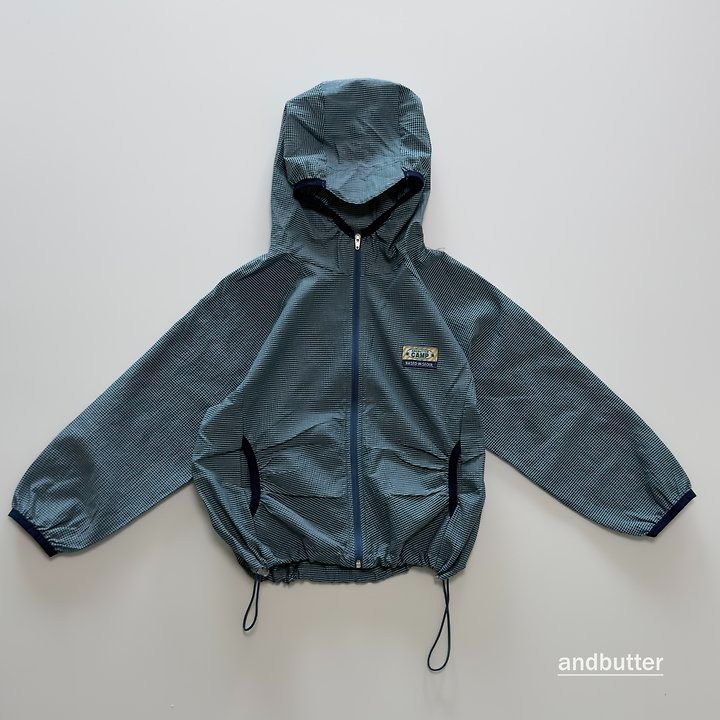 【予約】Stripe Windbreaker / andbutter(S-JM)