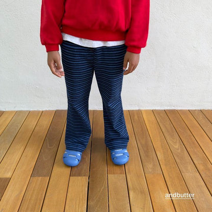 【予約】Button Flare Pants / andbutter(S-JM)