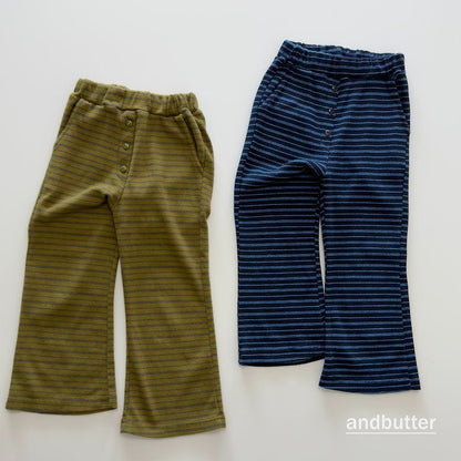 【予約】Button Flare Pants / andbutter(S-JM)