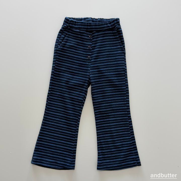 【予約】Button Flare Pants / andbutter(S-JM)