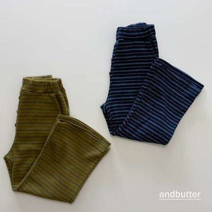 【予約】Button Flare Pants / andbutter(S-JM)