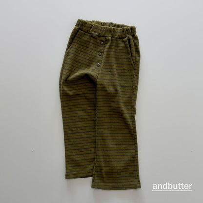 【予約】Button Flare Pants / andbutter(S-JM)