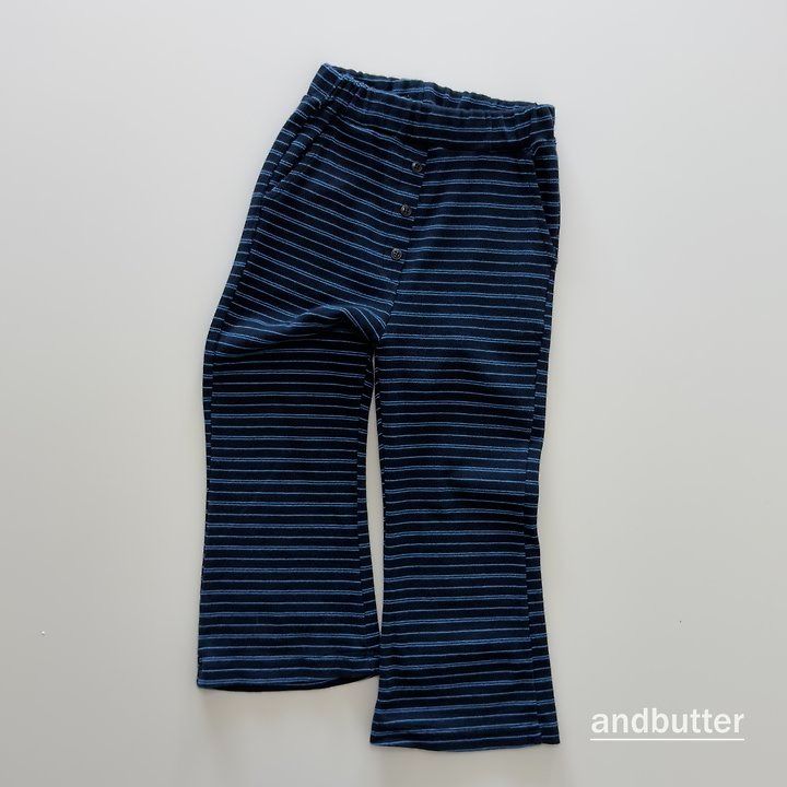 【予約】Button Flare Pants / andbutter(S-JM)
