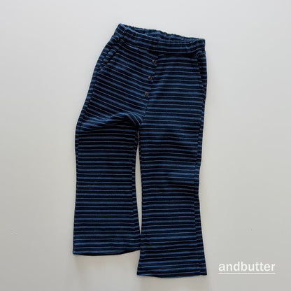 【予約】Button Flare Pants / andbutter(S-JM)