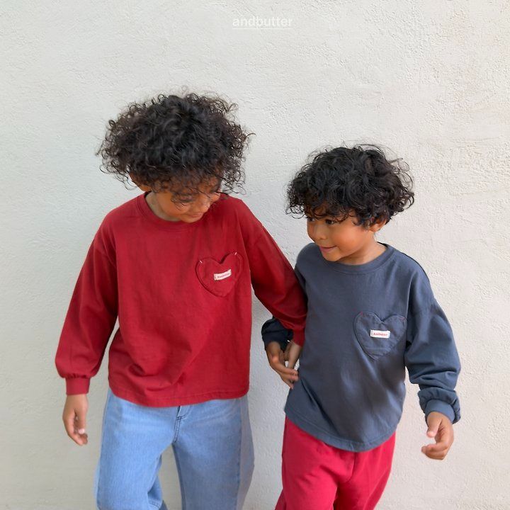 【予約】Autumn Pocket T-Shirt / andbutter(S-JM)