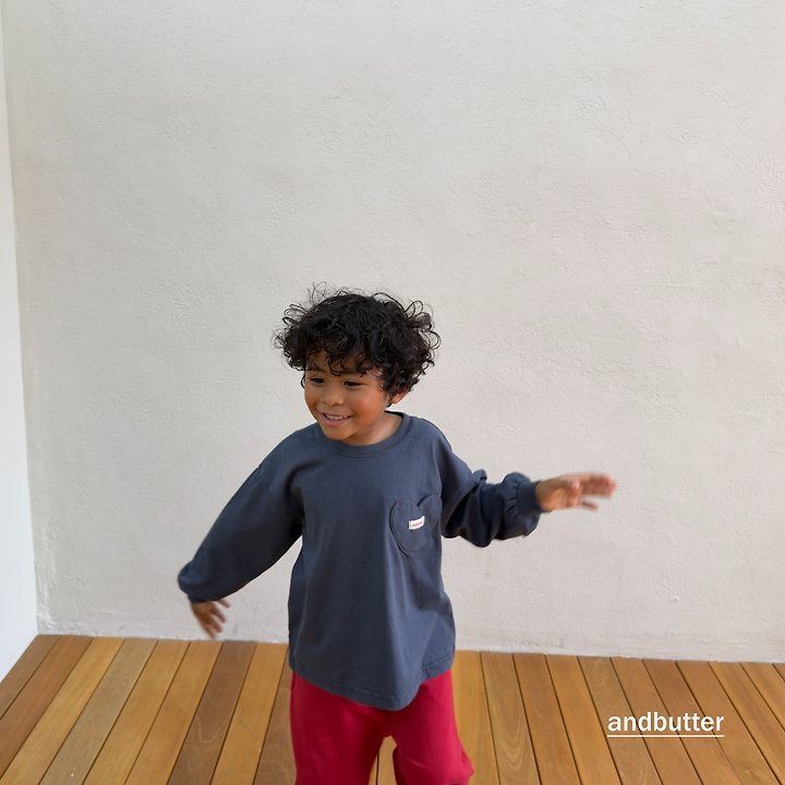 【予約】Autumn Pocket T-Shirt / andbutter(S-JM)