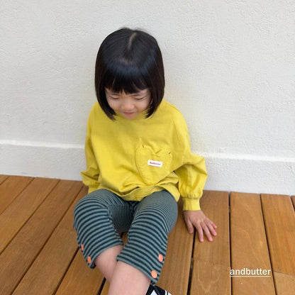 【予約】Autumn Pocket T-Shirt / andbutter(S-JM)