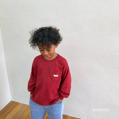 【予約】Autumn Pocket T-Shirt / andbutter(S-JM)