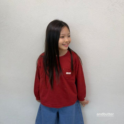 【予約】Autumn Pocket T-Shirt / andbutter(S-JM)