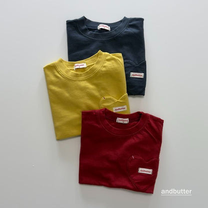 【予約】Autumn Pocket T-Shirt / andbutter(S-JM)