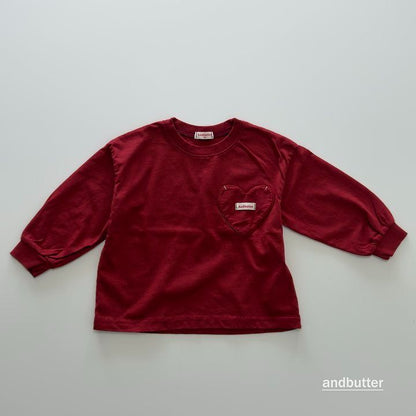 【予約】Autumn Pocket T-Shirt / andbutter(S-JM)