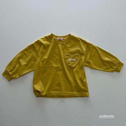 【予約】Autumn Pocket T-Shirt / andbutter(S-JM)