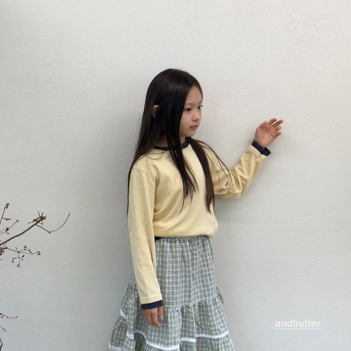 【予約】 Candy Color T-Shirt / andbutter(S-JM)