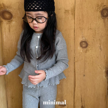 【予約】フランフリルカーディガン/ minimal (S-JM)