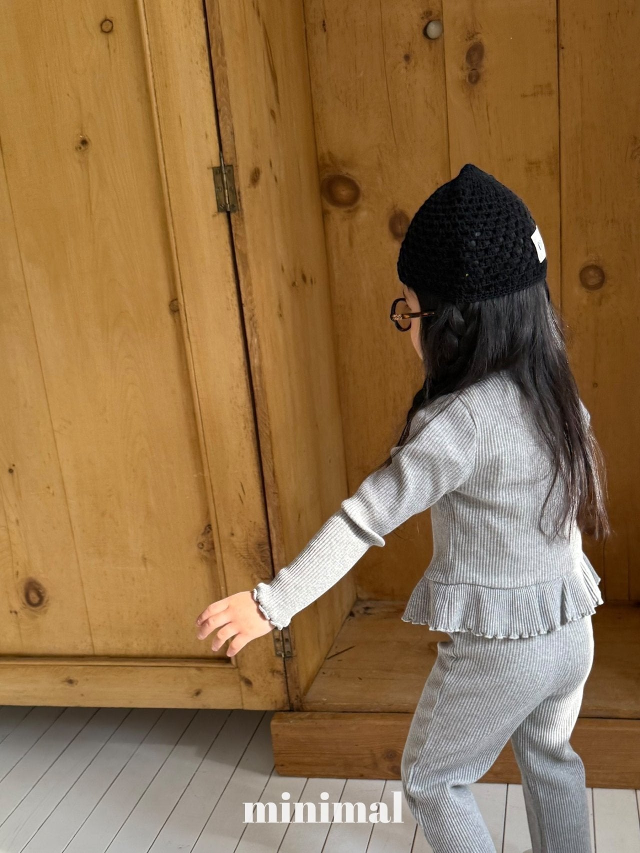 【予約】フランフリルカーディガン/ minimal (S-JM)