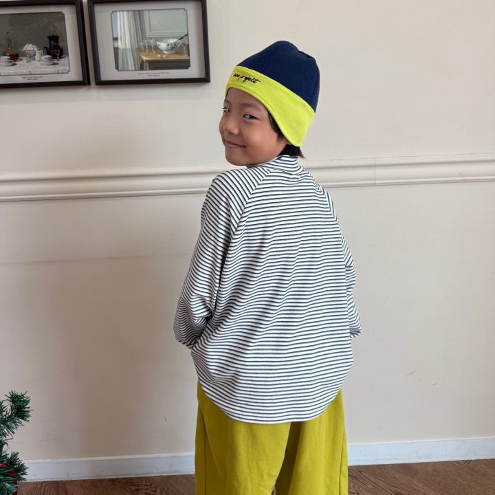 【予約】border half polo T  / owa (S-JL)  단반폴라티