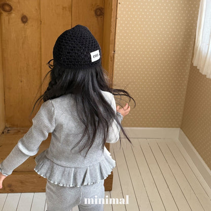 【予約】フランフリルカーディガン/ minimal (S-JM)