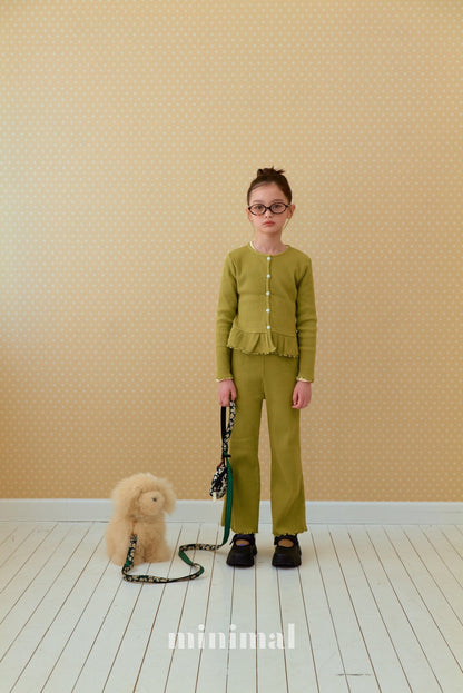 【予約】フランフリルカーディガン/ minimal (S-JM)