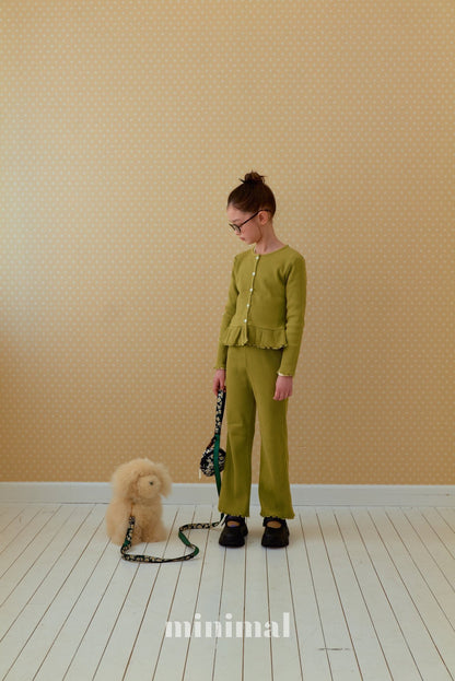 【予約】フランフリルカーディガン/ minimal (S-JM)